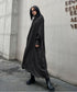Glossy Gathered High Neck Dress